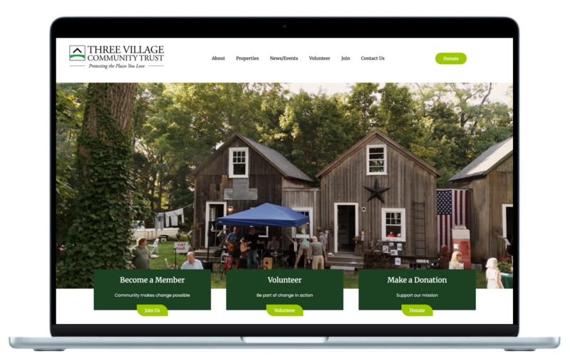 Web Design for a Non-Profit in the Hamptons